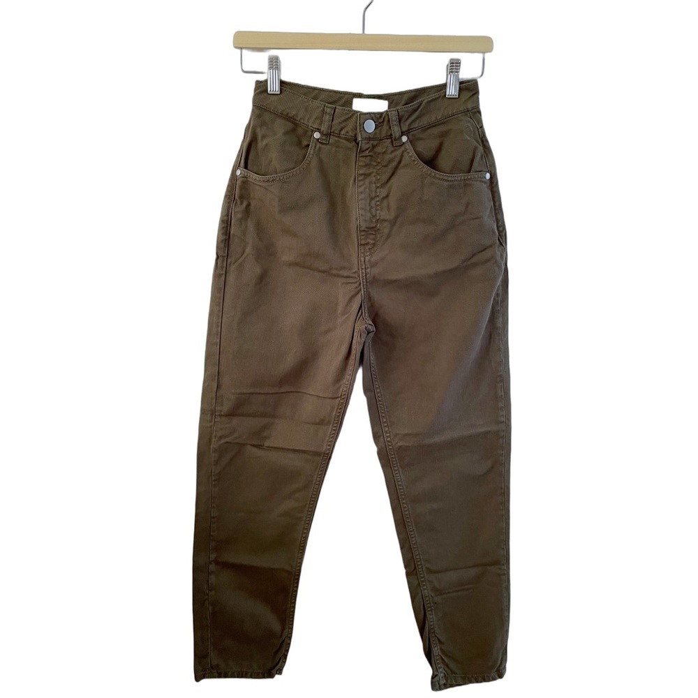 KOTN olive green mom jeans